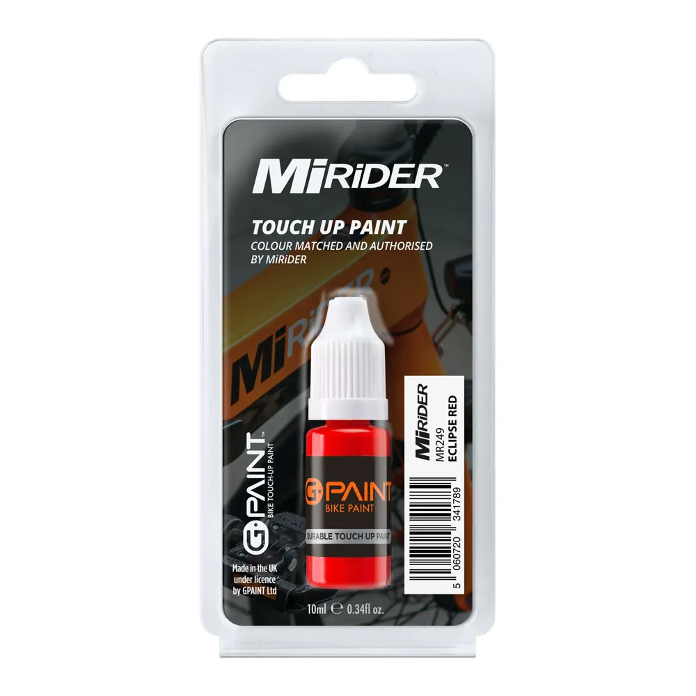 Team Cycles Gpaint MIRIDER TOUCH UP PAINT POTS ECLIPSE RED | Interest FREE Finance & Online Refund Policy.