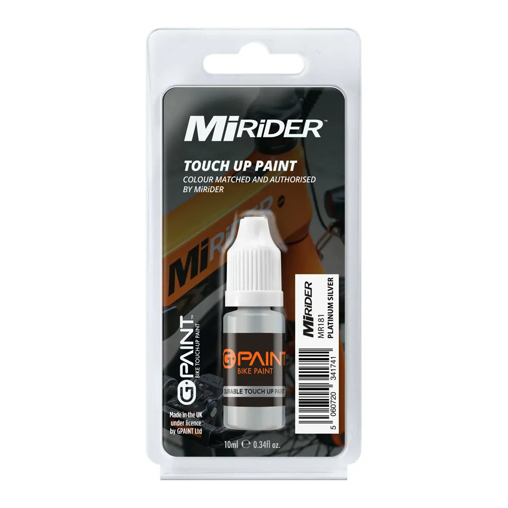 Team Cycles Gpaint MIRIDER TOUCH UP PAINT POTS PLAT SILVER | Interest FREE Finance & Online Refund Policy.