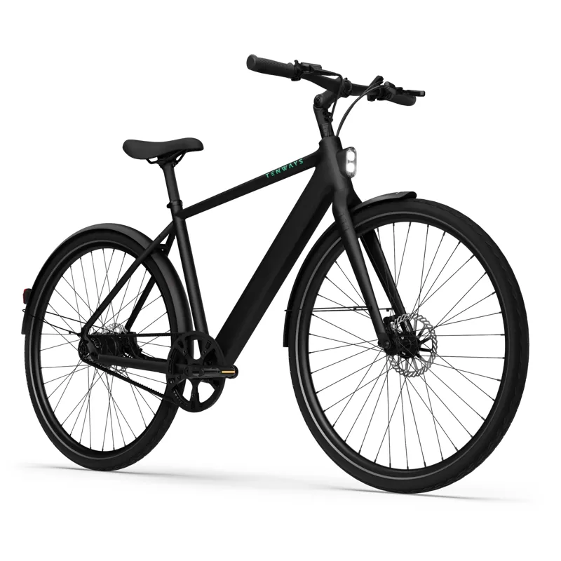Tenways CGO 600 PRO 360Wh Electric City Bike in Midnight Black-1