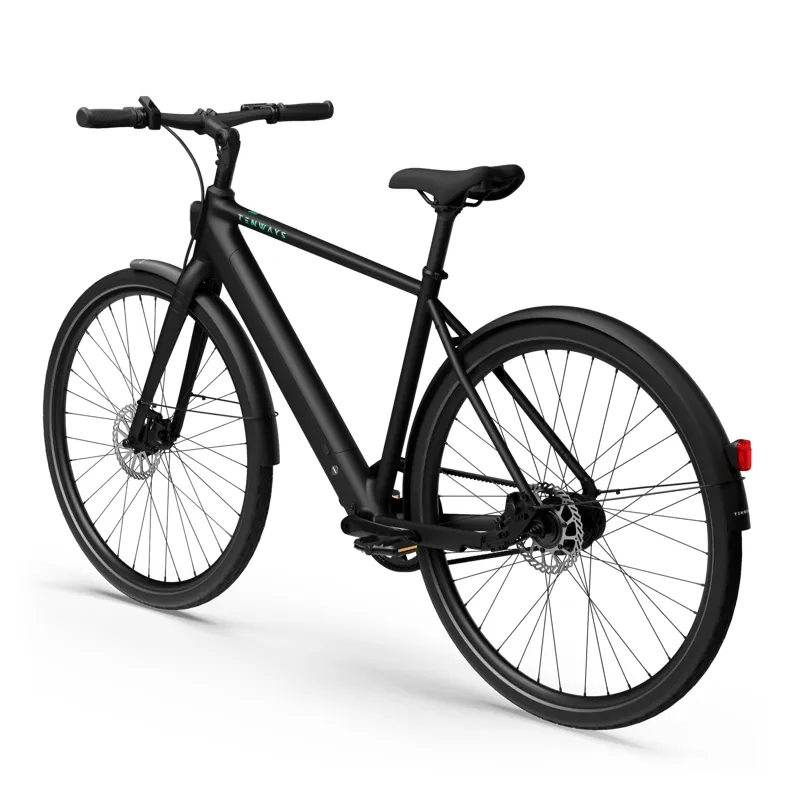 Tenways CGO 600 PRO 360Wh Electric City Bike in Midnight Black-2