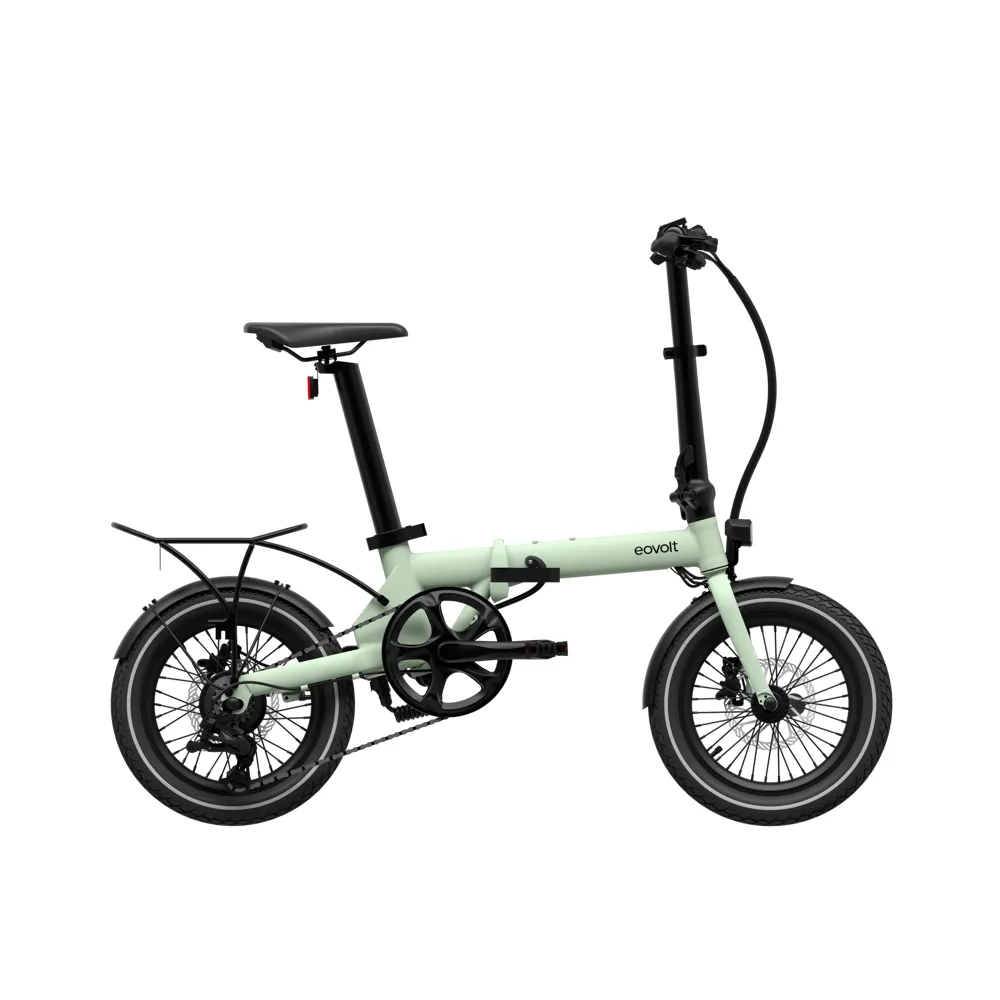 Team Cycles Eovolt Morning 16 Origins 230Wh Folding Electric Bike in Sage Green | Interest FREE Finance & Online Refund Policy.