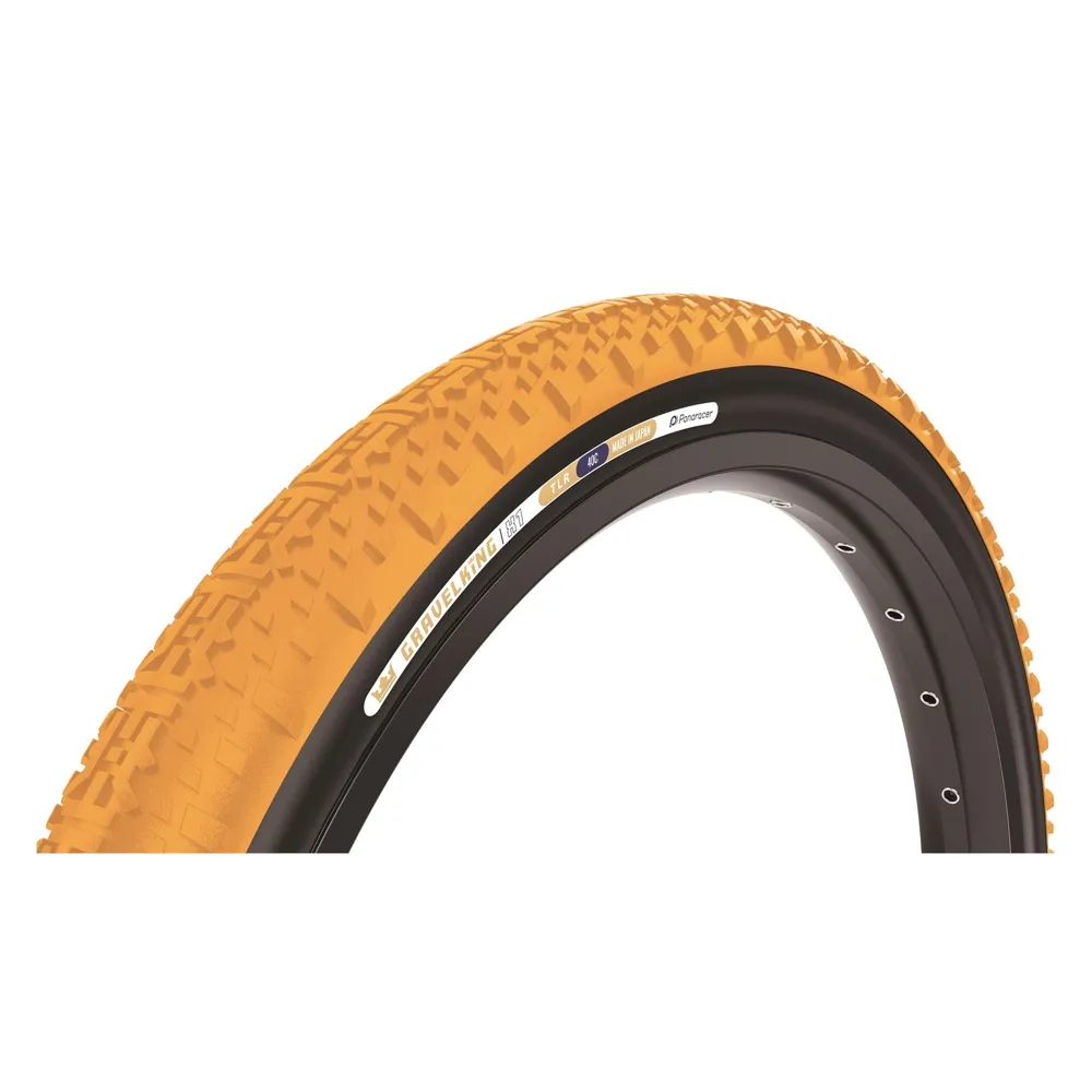 Team Cycles Panaracer GravelKing X1 Colour Edition 2025 TLR Gravel Tyre in Honey Butter and Black - 700c | Interest FREE Finance & Online Refund Policy.