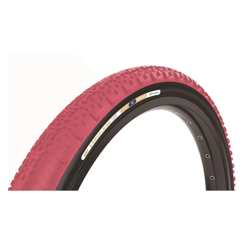 Panaracer GravelKing X1 Colour Edition 2025 TLR Gravel Tyre in Cranberry and Black - 700c
