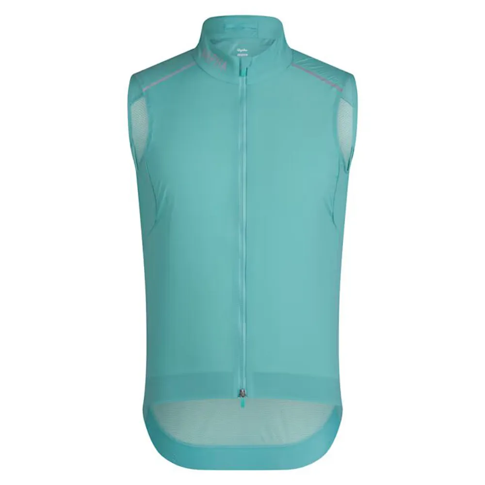 Team Cycles Rapha Mens Pro Team Gilet II in Lagoon and Reflective | Interest FREE Finance & Online Refund Policy.