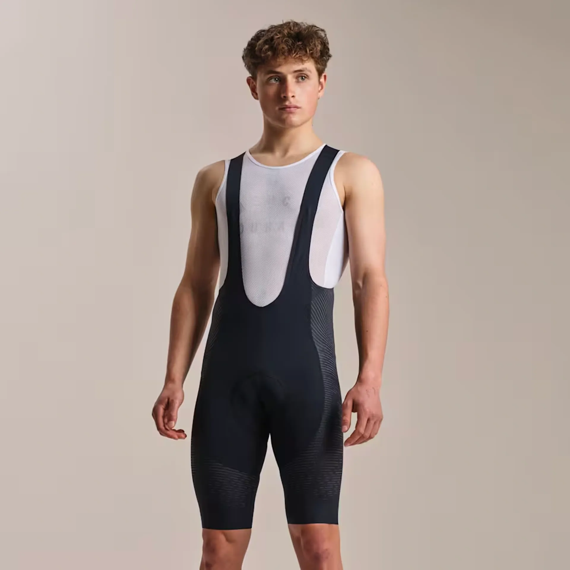 Rapha Men's Pro Team Powerweave Bib Shorts in Carbon and Silver