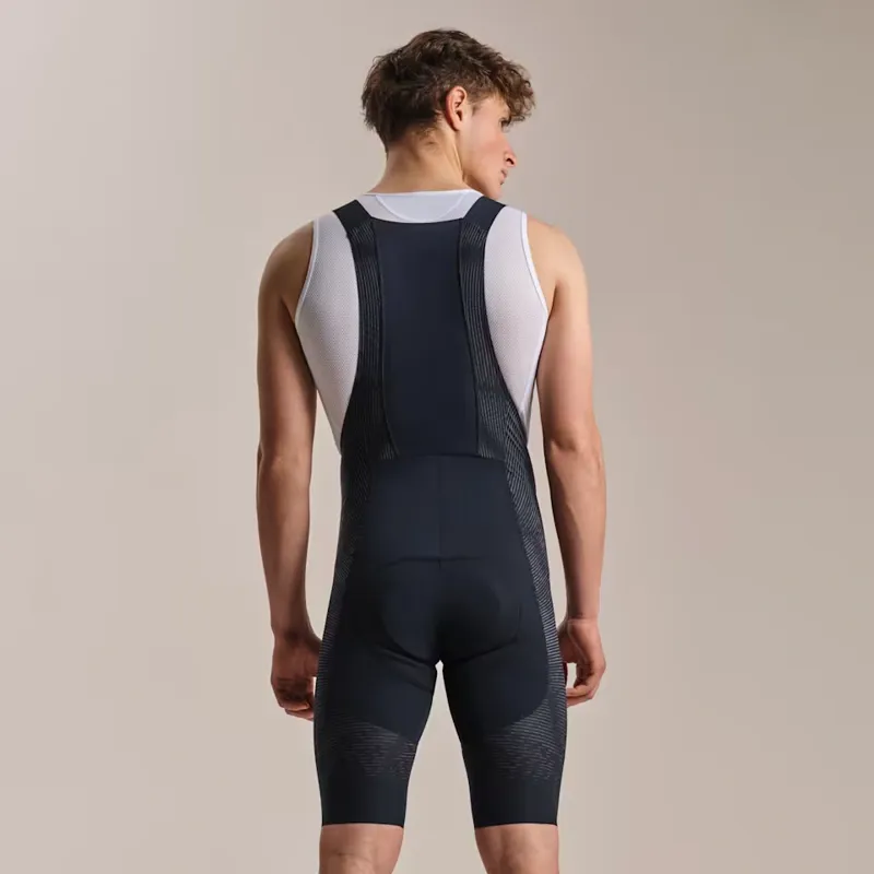 Rapha Men's Pro Team Powerweave Bib Shorts in Carbon and Silver-5