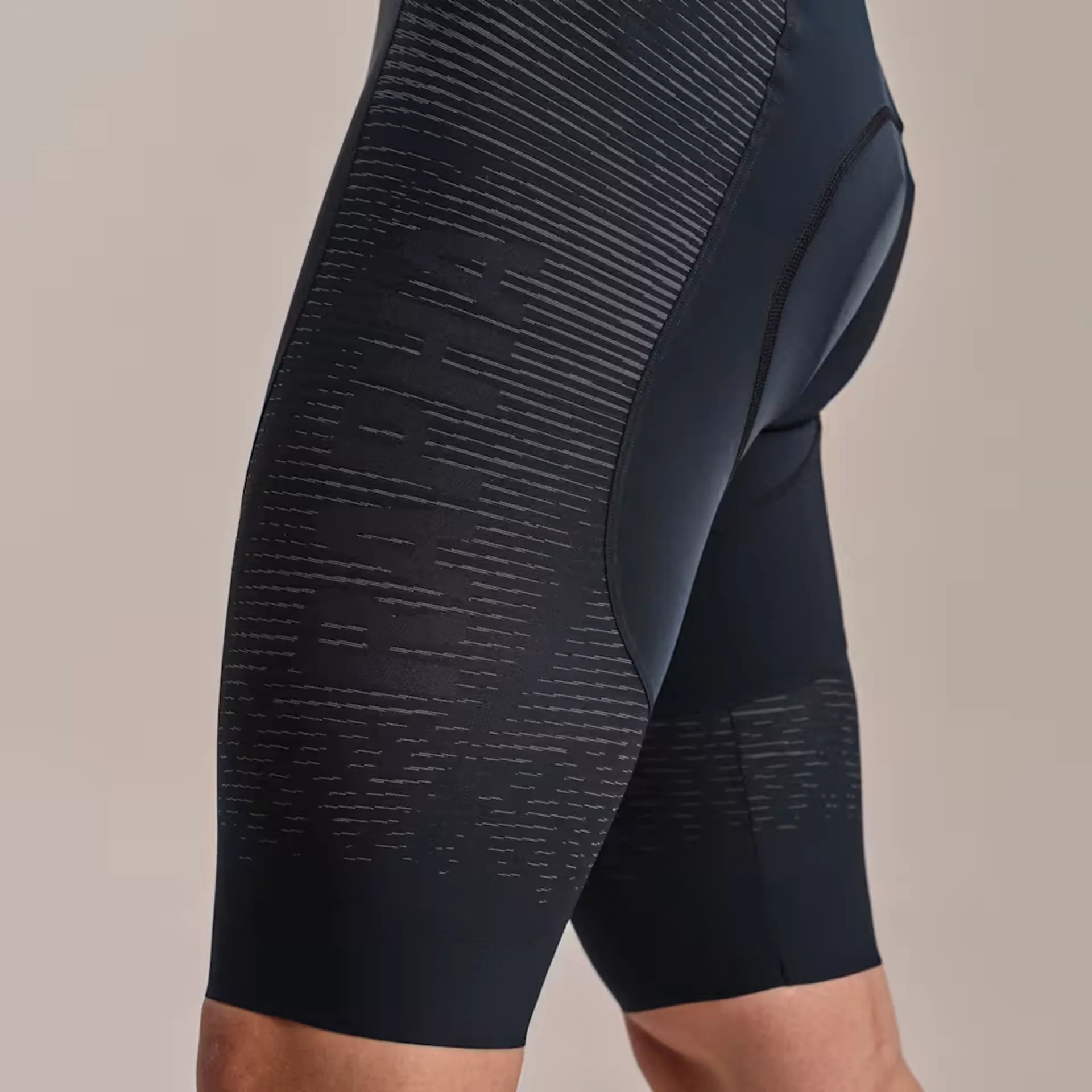 Rapha Men's Pro Team Powerweave Bib Shorts in Carbon and Silver
