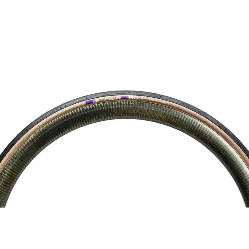 Panaracer AGXERO TLR Folding Road Tyre in Black and Amber - 700c-1