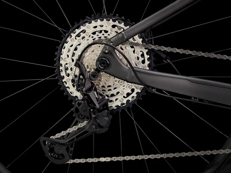 TREK Powerfly 7 625Wh Gen 4 Electric Mountain Bike in Matte Dnister Black and Gloss Trek Black-5