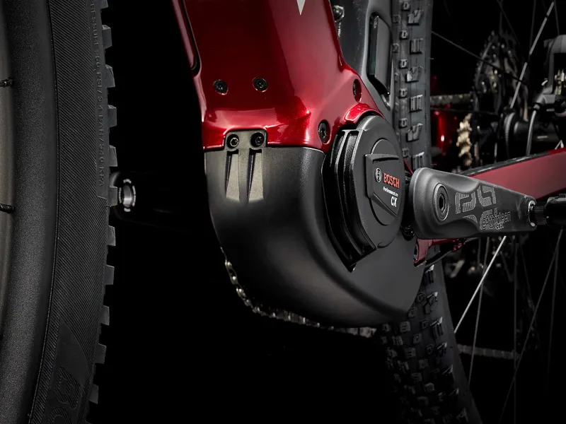 TREK Powerfly 7 625Wh Gen 4 Electric Mountain Bike in Crimson Red and Lithium Grey-6