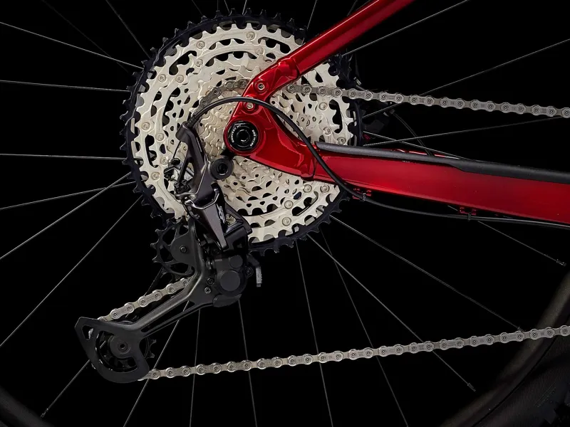 TREK Powerfly 7 625Wh Gen 4 Electric Mountain Bike in Crimson Red and Lithium Grey-8