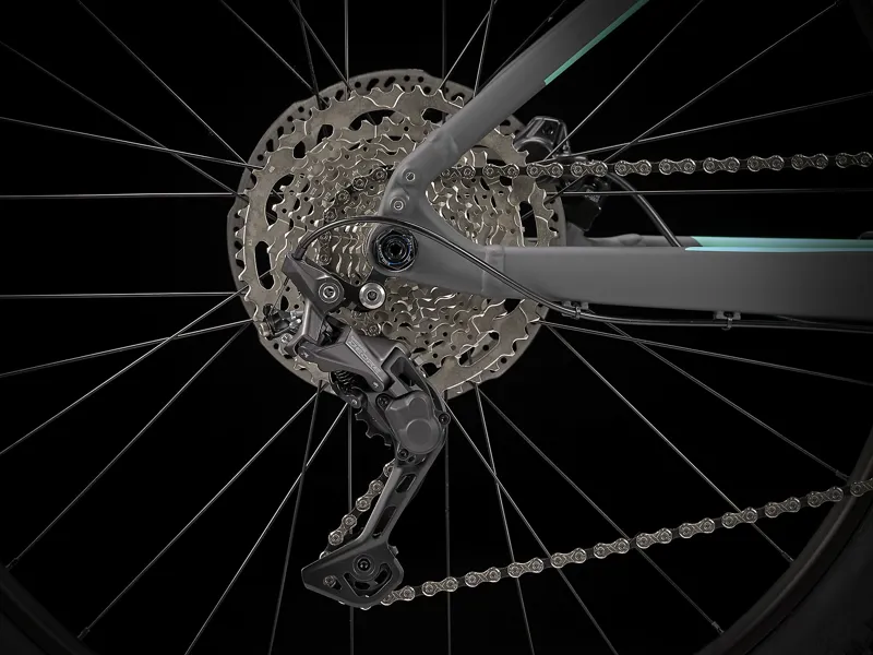 TREK Powerfly 4 500Wh Gen 2 Electric Mountain Bike in Charcoal and Miami-5