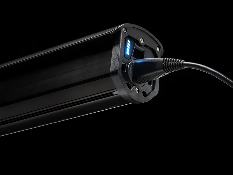 TREK Powerfly FS 4 Equipped 62Wh Gen 3 Full Suspension Electric Mountain Bike in Lava and Black-3