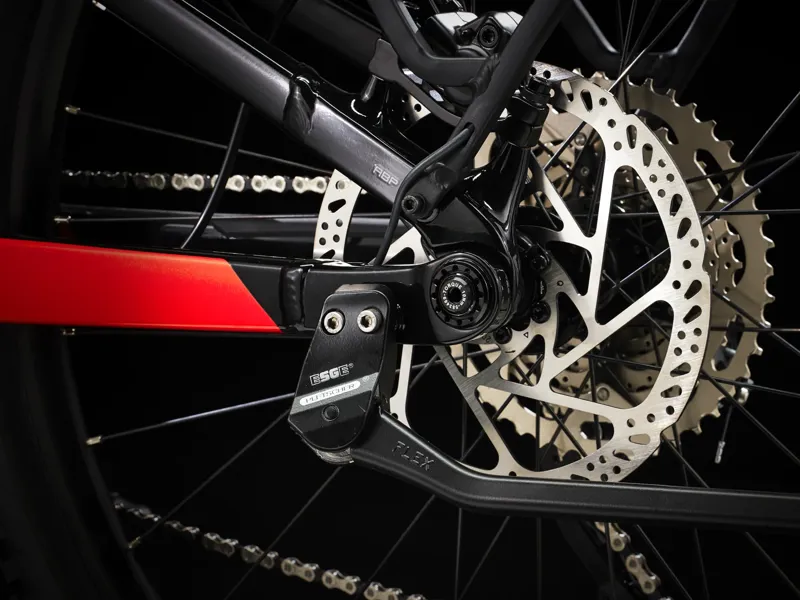 TREK Powerfly FS 4 Equipped 62Wh Gen 3 Full Suspension Electric Mountain Bike in Lava and Black-7