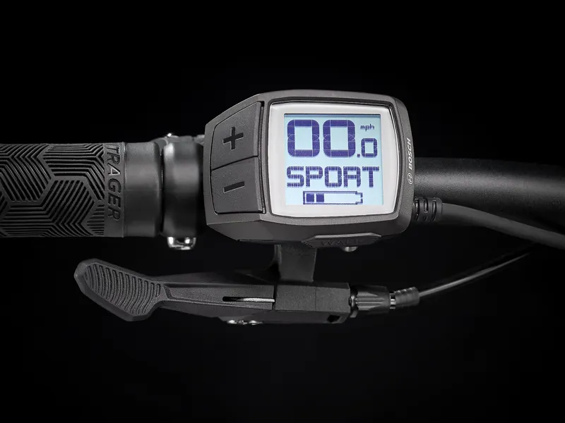 TREK Powerfly FS 4 625Wh Gen 2 Full Suspension Electric Mountain Bike in Gunmetal and Black-1