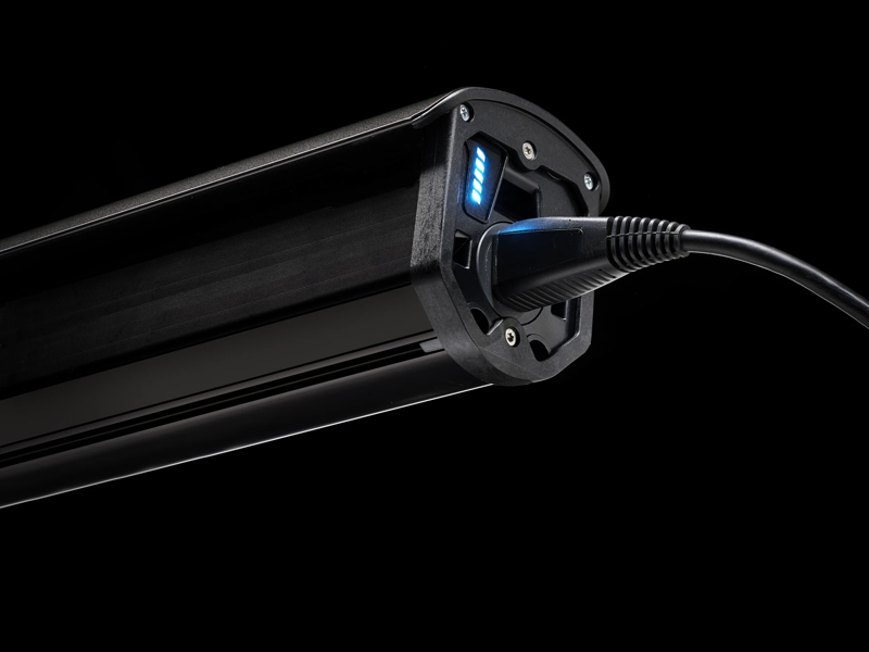 TREK Powerfly FS 9 Equipped 625Wh Gen 3 Full Suspension Electric Mountain Bike in Lithium Grey Black-3