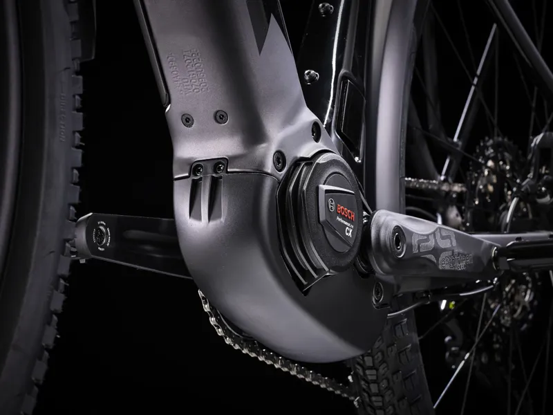 TREK Powerfly Sport 7 Equipped 625Wh Electric Mountain Bike in Matt Gloss Black and Trek Black-5