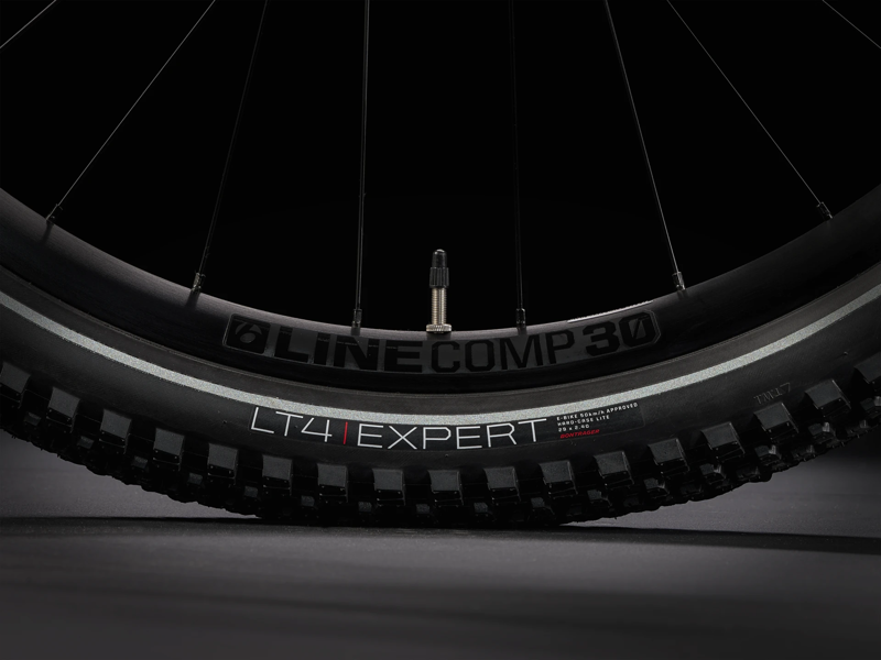 TREK Powerfly Sport 7 Equipped 625Wh Electric Mountain Bike in Crimson and Lithium Grey-9