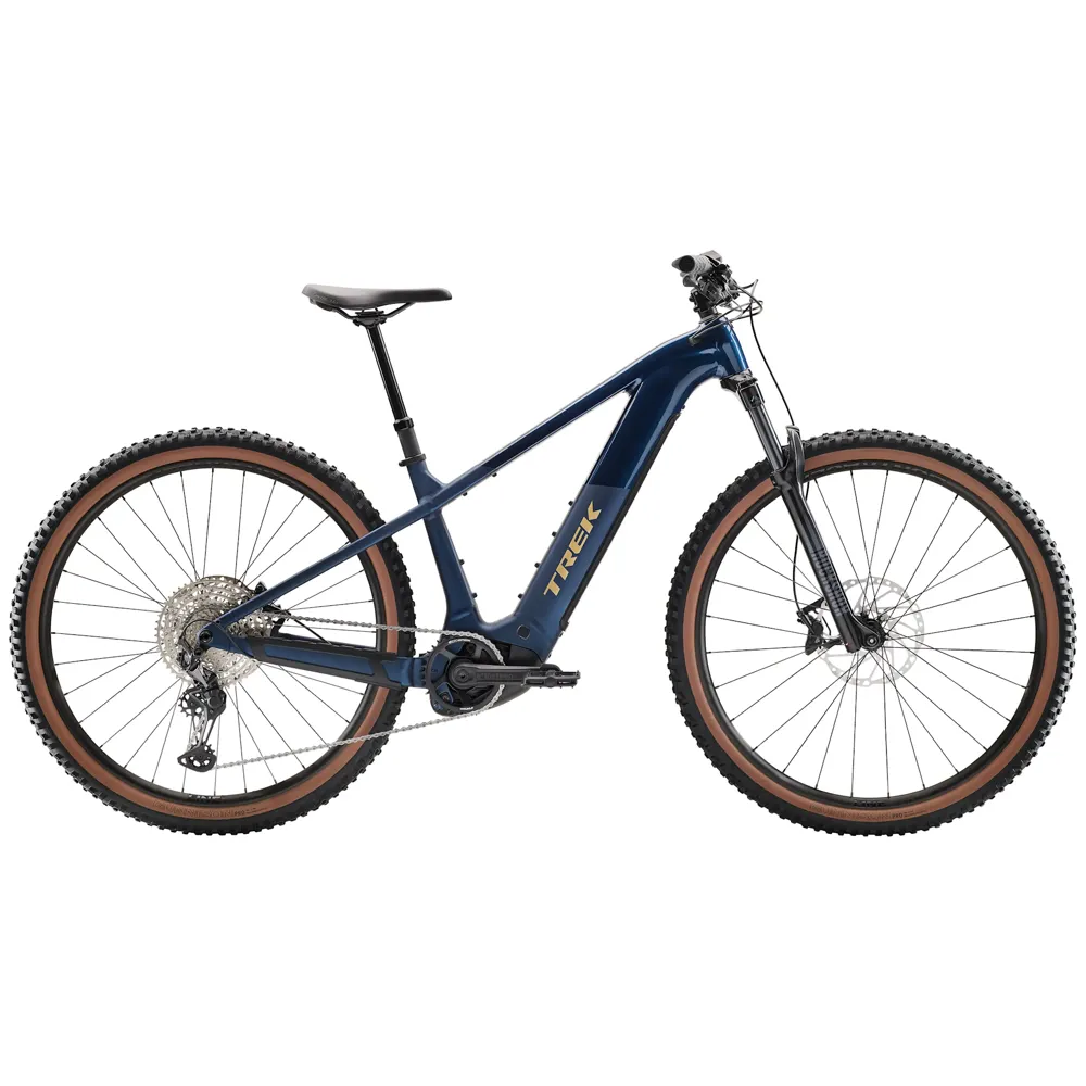 Team Cycles Trek TREK Powerfly+ 6 Gen 5 800Wh Electric Mountain Bike in Matte and Gloss Mulsanne Blue | Interest FREE Finance & Online Refund Policy.