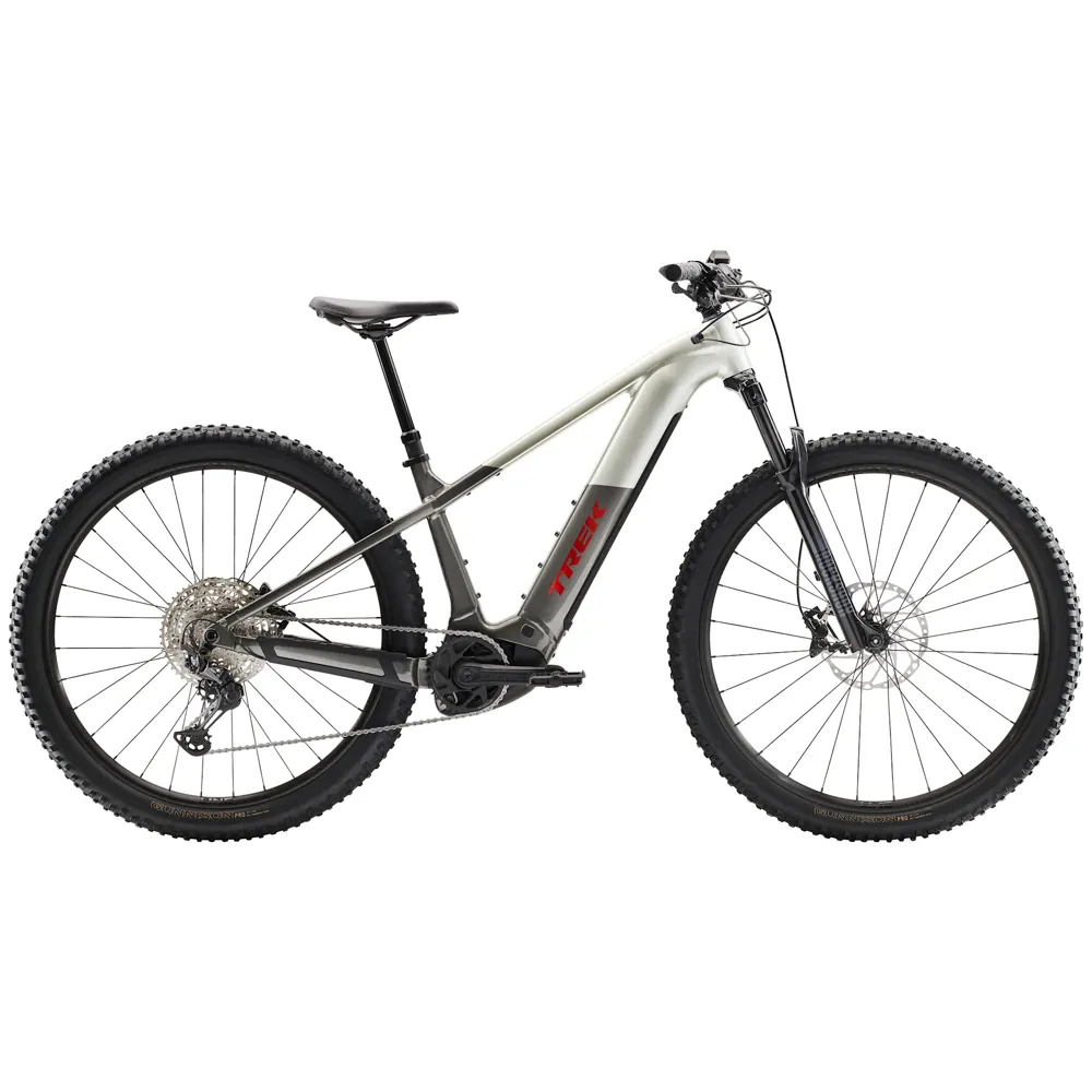 Team Cycles Trek TREK Powerfly+ 6 Gen 5 800Wh Electric Mountain Bike in Lunar Silver and Mercury | Interest FREE Finance & Online Refund Policy.