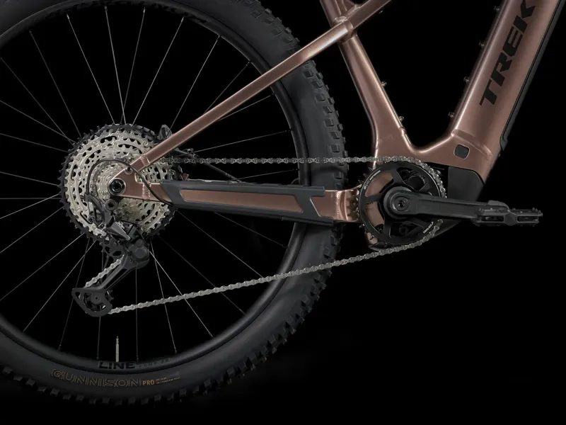 TREK Powerfly+ 8 Gen 5 800Wh Electric Mountain Bike in Satin Lunar Silver and Bronze Age-4