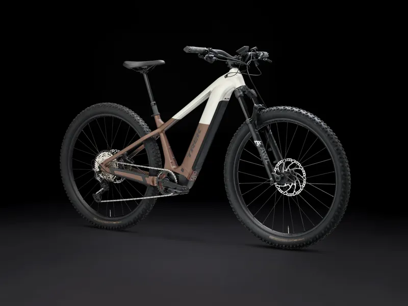 TREK Powerfly+ 8 Gen 5 800Wh Electric Mountain Bike in Satin Lunar Silver and Bronze Age-5