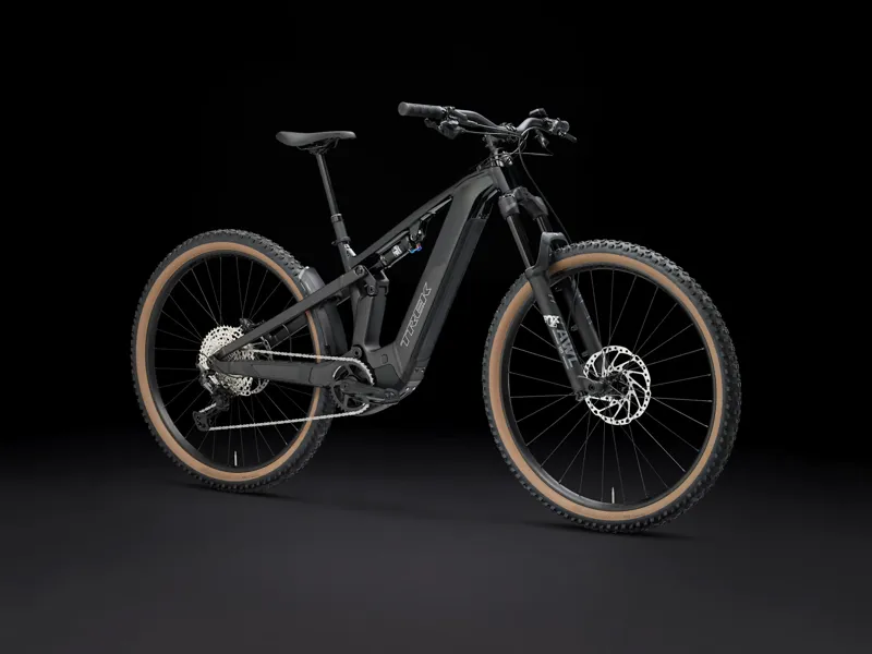 TREK Powerfly FS+ 6 Gen 4 800Wh Full Suspension Electric Mountain Bike in Gloss Dark Star and Matte Dark Web-5