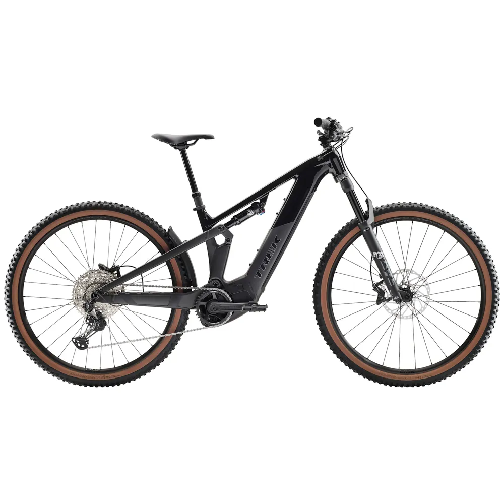 Team Cycles Trek TREK Powerfly FS+ 6 Gen 4 800Wh Full Suspension Electric Mountain Bike in Gloss Dark Star and Matte Dark Web | Interest FREE Finance & Online Refund Policy.