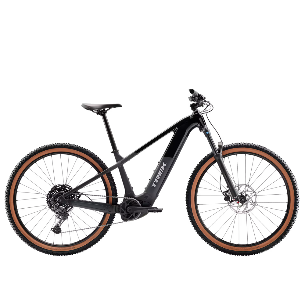 Team Cycles Trek TREK Powerfly+ 4 Gen 5 800Wh Electric Mountain Bike in Gloss Dark Star and Matte Dark Web | Interest FREE Finance & Online Refund Policy.