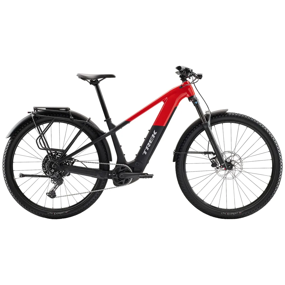 Team Cycles Trek TREK Powerfly+ 4 Equipped Gen 5 600Wh Electric Mountain Bike in Gloss Radioactive Red and Matte Dark Star | Interest FREE Finance & Online Refund Policy.