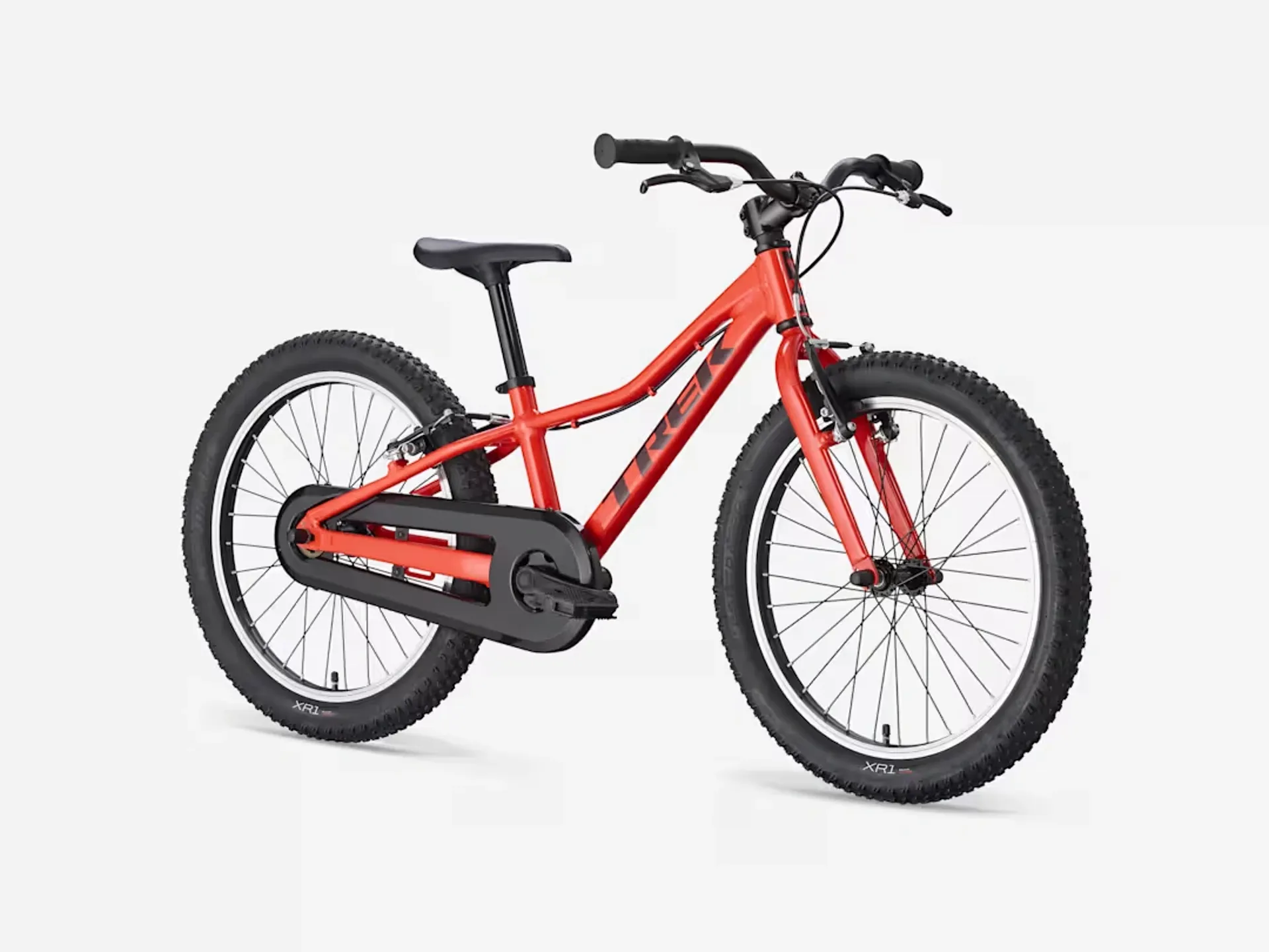 TREK Precaliber 20 inch Freewheel Kids Bike in Radioactive Red