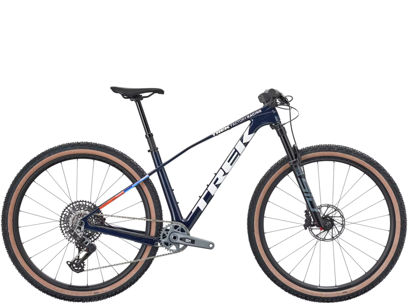 TREK Procaliber 9.7 AXS Gen 3 Hardtail Mountain Bike in Navy Smoke