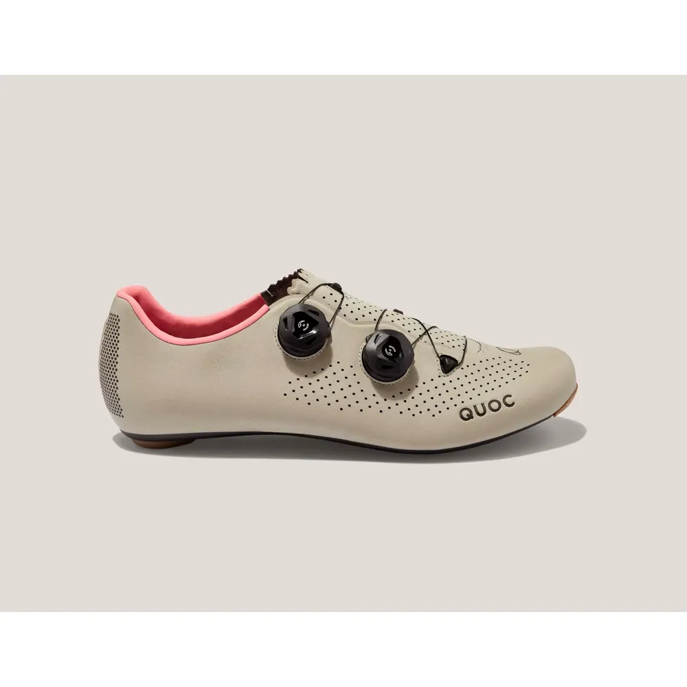 Team Cycles Quoc QUOC Mono II Road Shoe in Sand | Interest FREE Finance & Online Refund Policy.