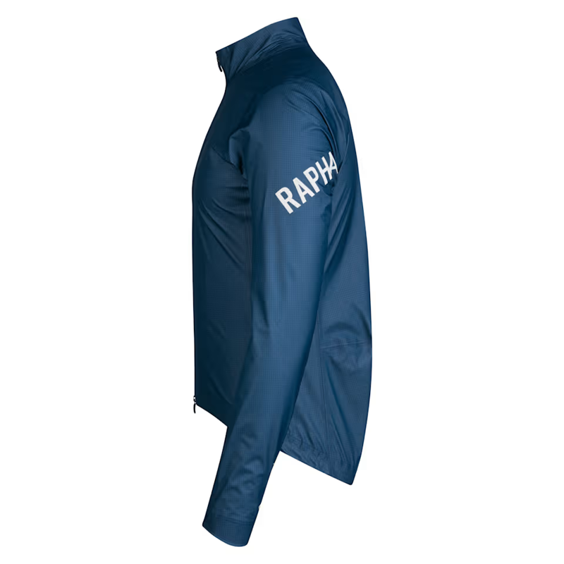 Rapha Men's Pro Team Gore-Tex Lightweight Rain Jacket in Titan and White-2