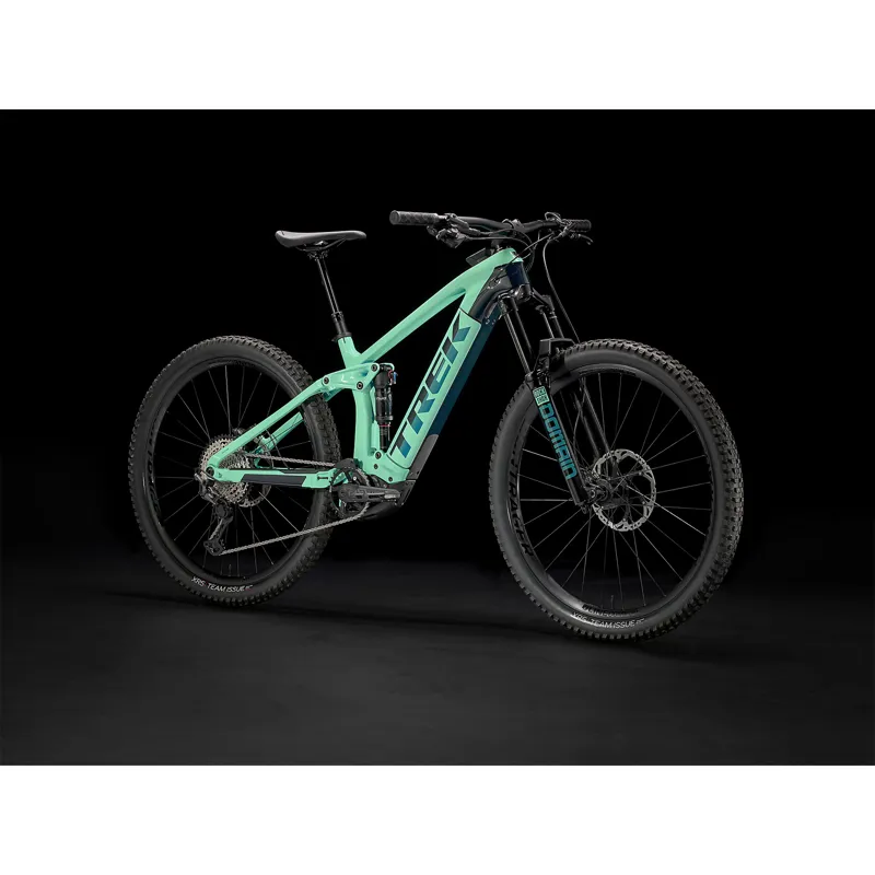 TREK Rail 9.7 Gen 2 625Wh Full Suspension Electric Bike Miami Green and Navy-9