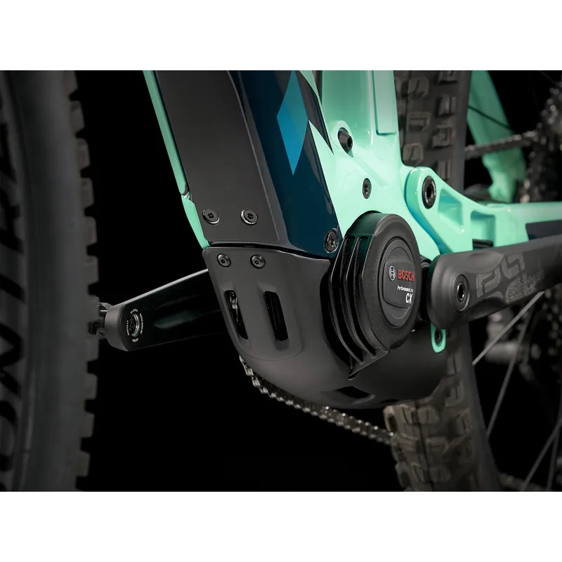 TREK Rail 9.7 Gen 2 625Wh Full Suspension Electric Bike Miami Green and Navy-4