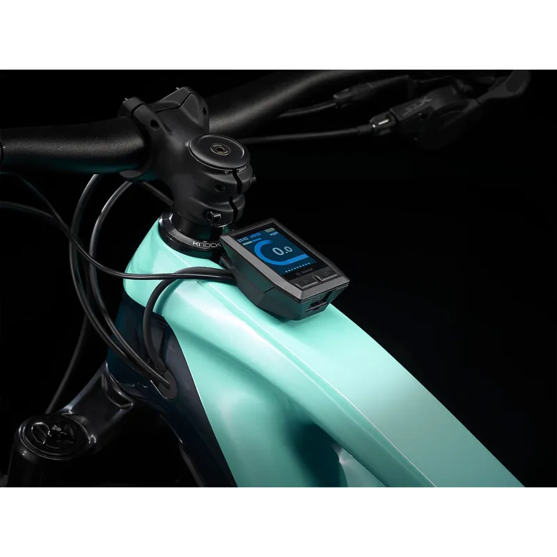 TREK Rail 9.7 Gen 2 625Wh Full Suspension Electric Bike Miami Green and Navy-7