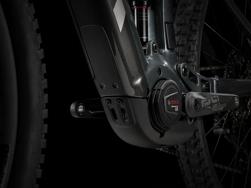 TREK Rail 9.7 750Wh Gen 4 Full Suspension Electric Mountain Bike in Galactic Grey-8