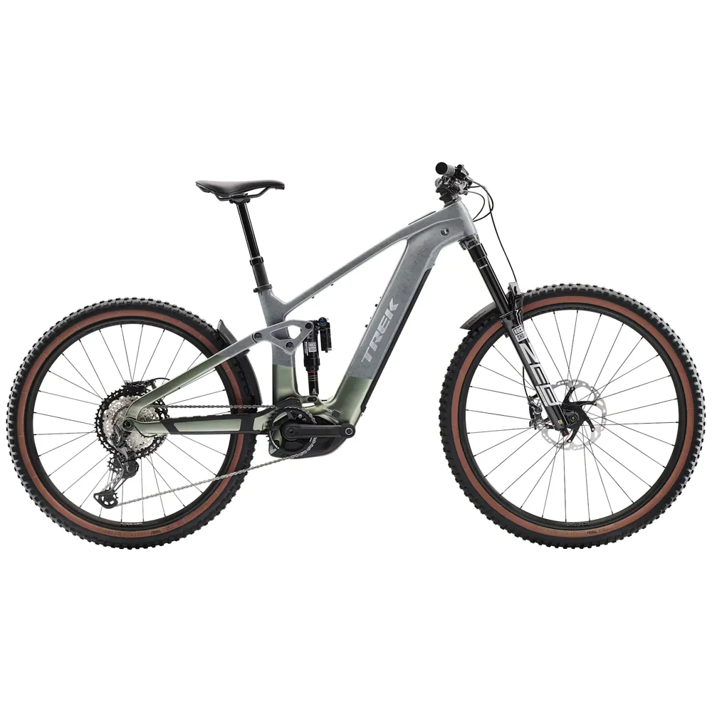 Team Cycles Trek TREK Rail+ 9.8 XT Gen 5 800Wh Full Suspension Mountain Bike in Slate | Interest FREE Finance & Online Refund Policy.