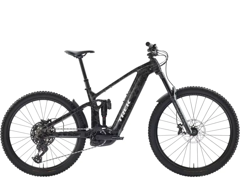TREK Rail+ 9.7 Gen 5 800Wh Full Suspension Electric Mountain Bike in Dark Star and Lithium Marble