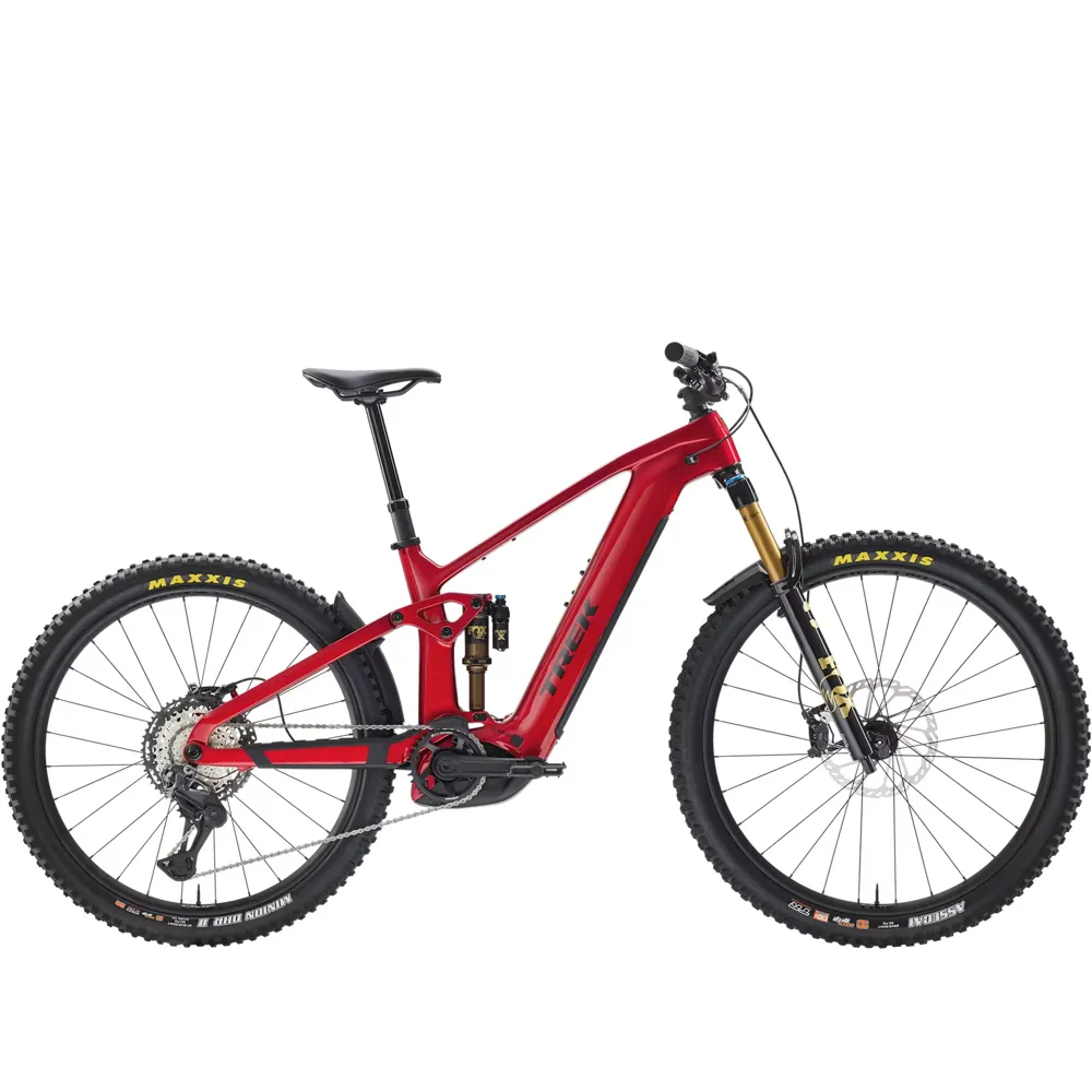Team Cycles Trek TREK Rail+ 9.8 Gen 5 800Wh Full Suspension Electric Mountain Bike in Fury Red and Dark Star | Interest FREE Finance & Online Refund Policy.