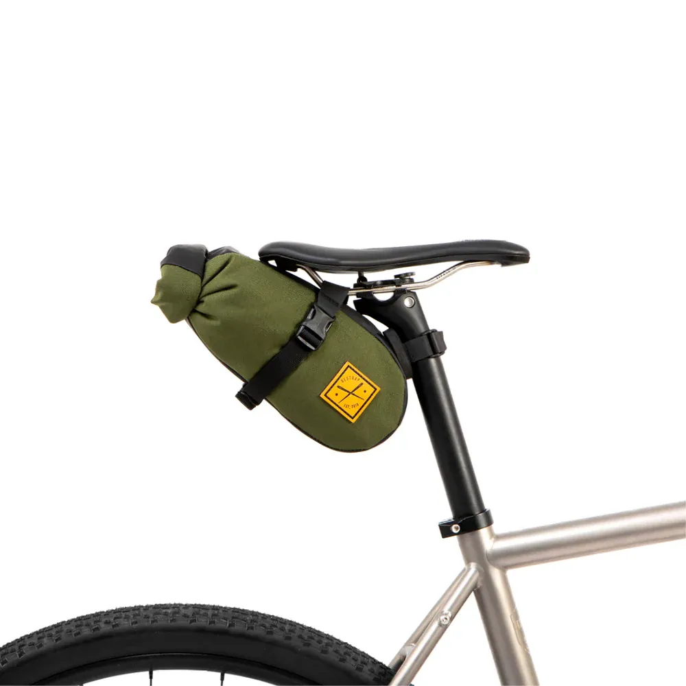 Team Cycles Restrap Saddle Pack in Olive - 2.5L | Interest FREE Finance & Online Refund Policy.