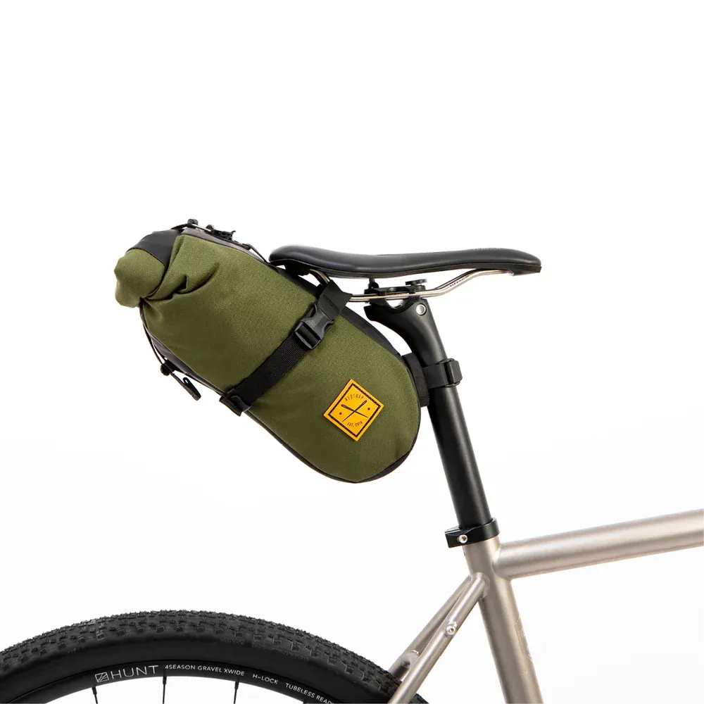 Team Cycles Restrap Saddle Pack in Olive - 4.5L | Interest FREE Finance & Online Refund Policy.