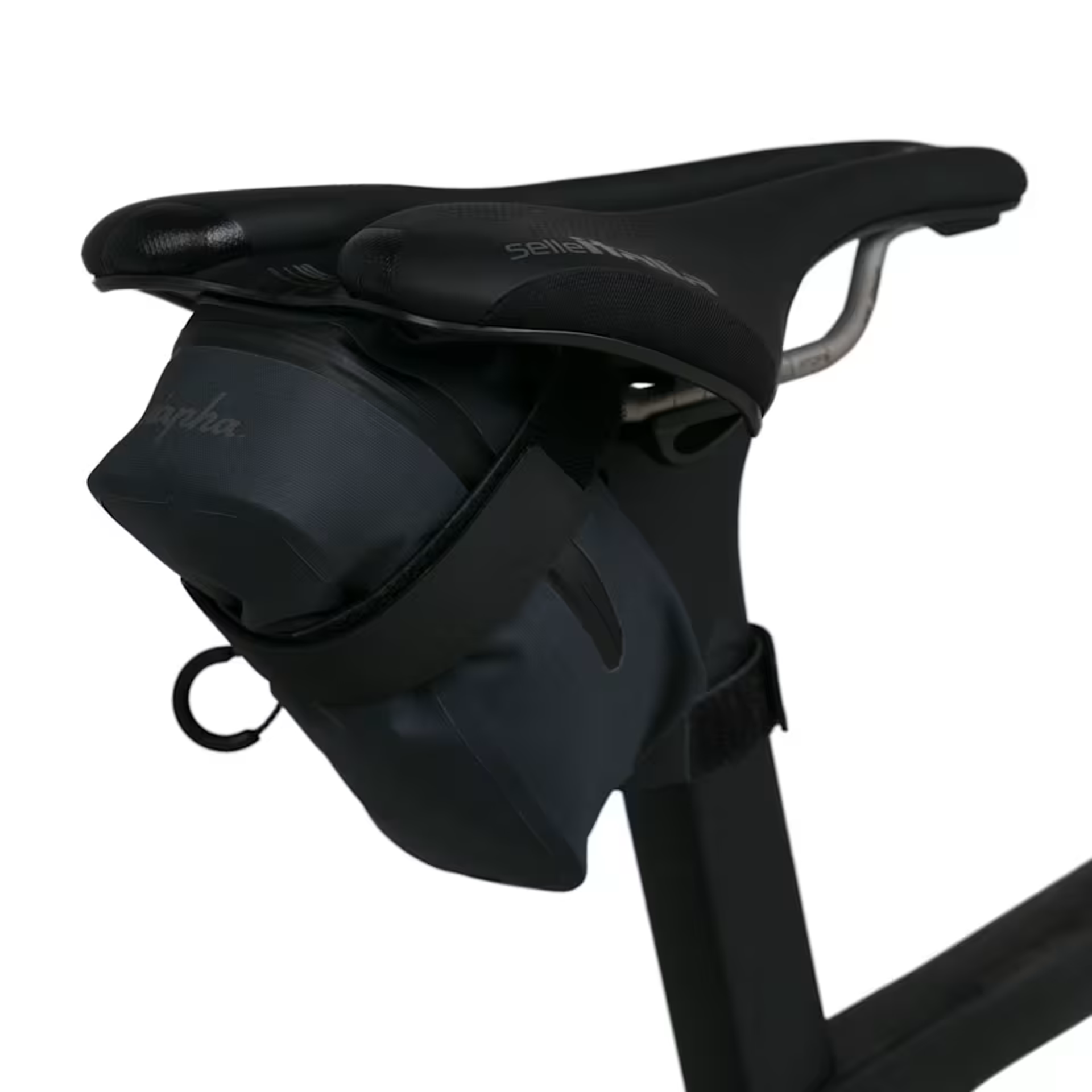 Rapha Saddle Bag in Vulcan and Asphalt - Medium
