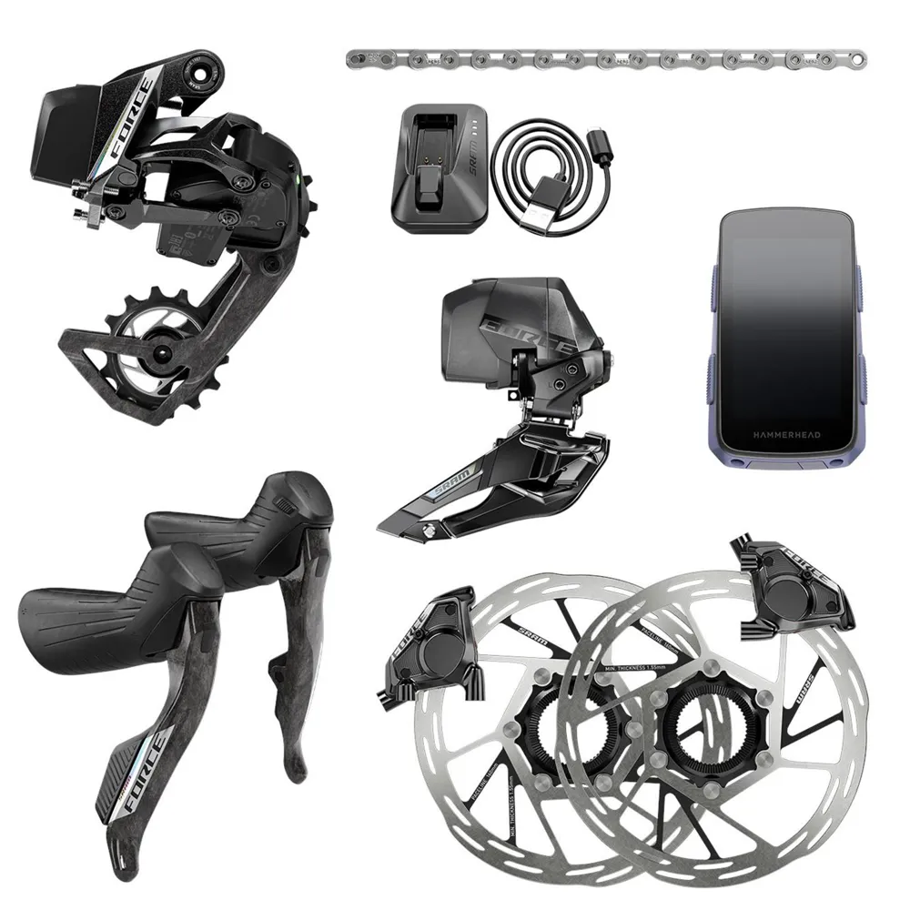 Team Cycles Sram Force AXS 2X E1 Electronic HRD Groupset with HammerHead Karoo - 36T | Interest FREE Finance & Online Refund Policy.