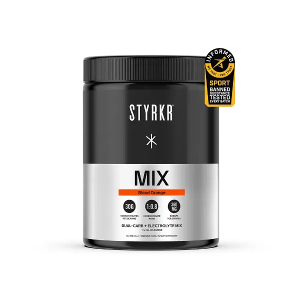 Team Cycles Styrkr STYRKR Mix+ Energy Drink in Blood Orange - 555g | Interest FREE Finance & Online Refund Policy.