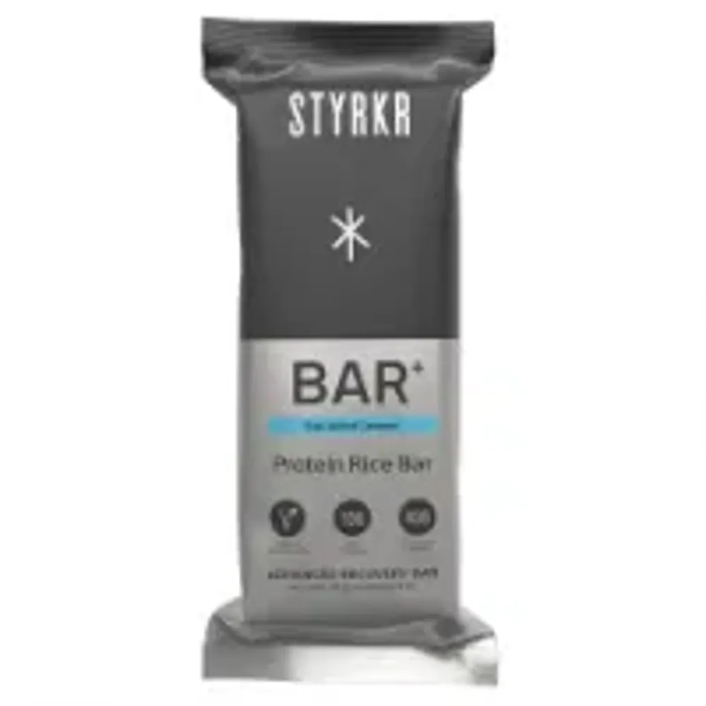 Team Cycles Styrkr STYRKR BARPLUS Salted Caramel Nutrition Bar | Interest FREE Finance & Online Refund Policy.
