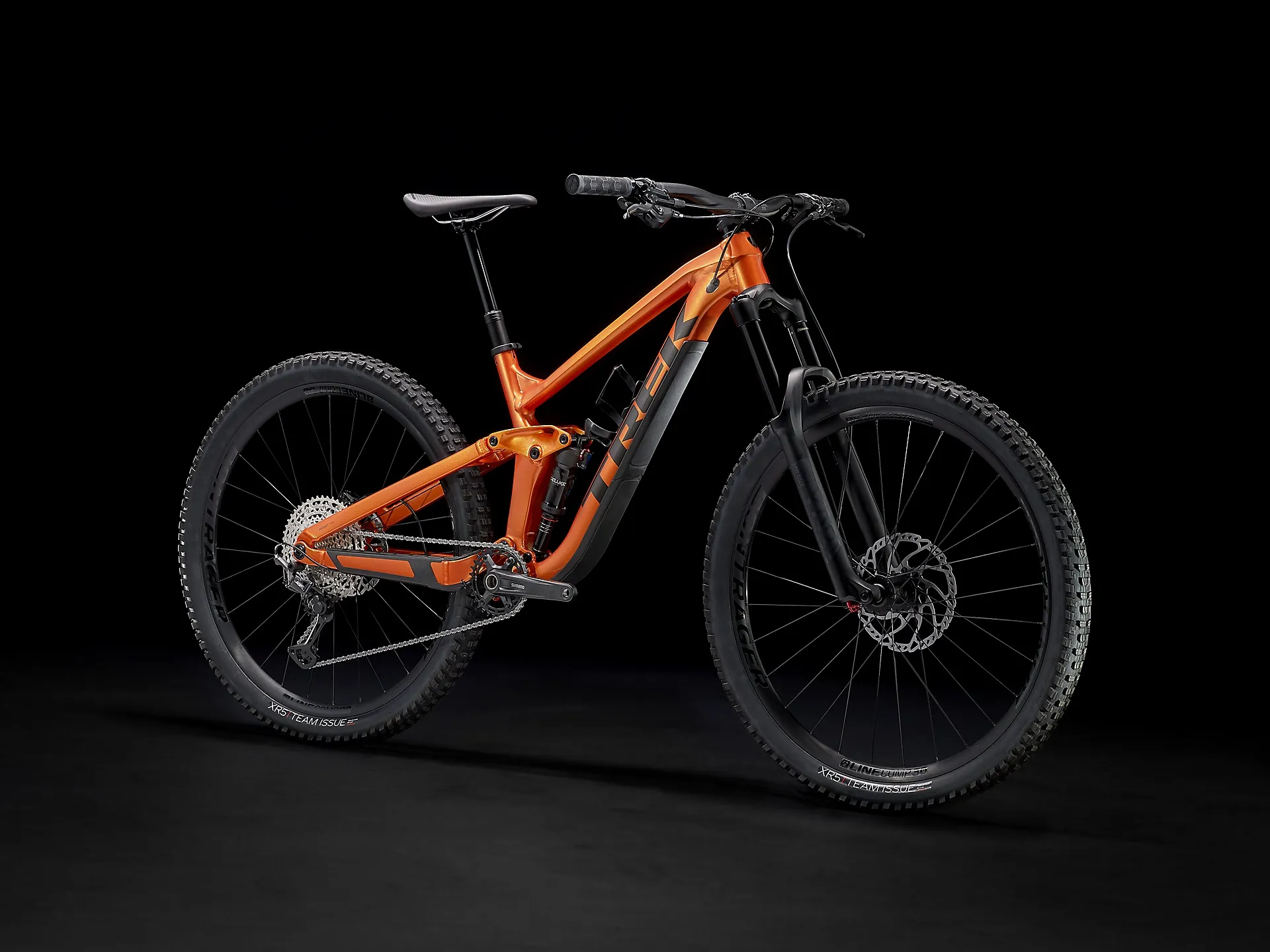 TREK Slash Full Suspension Mountain Bike in Factory Orange