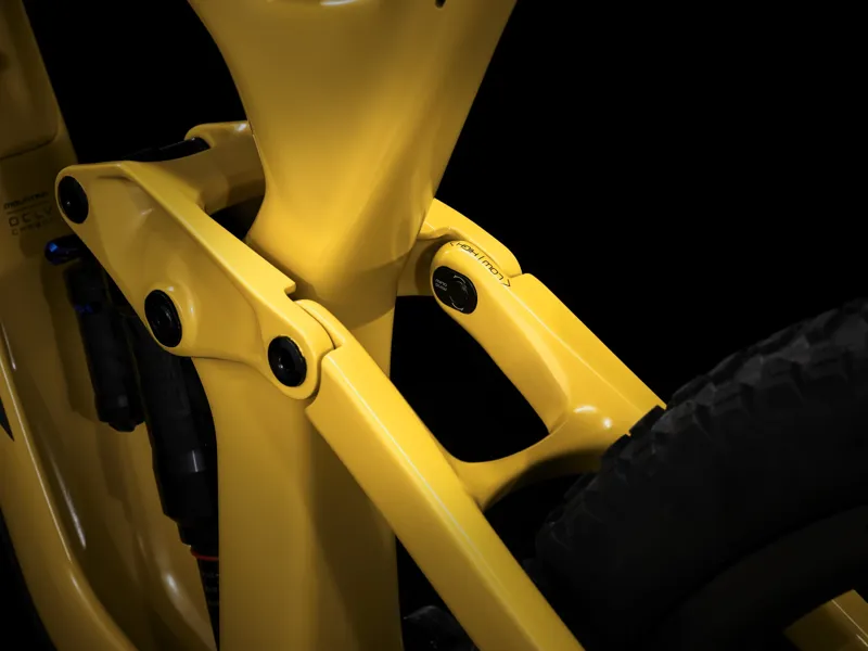 TREK Slash 9.8 GX AXS Full Suspension Mountain Bike in Satin Baja Yellow-7
