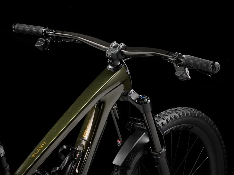 TREK Slash 9.9 X0 AXS T-Type Gen 6 Full Suspension Mountain Bike in Black Olive-1